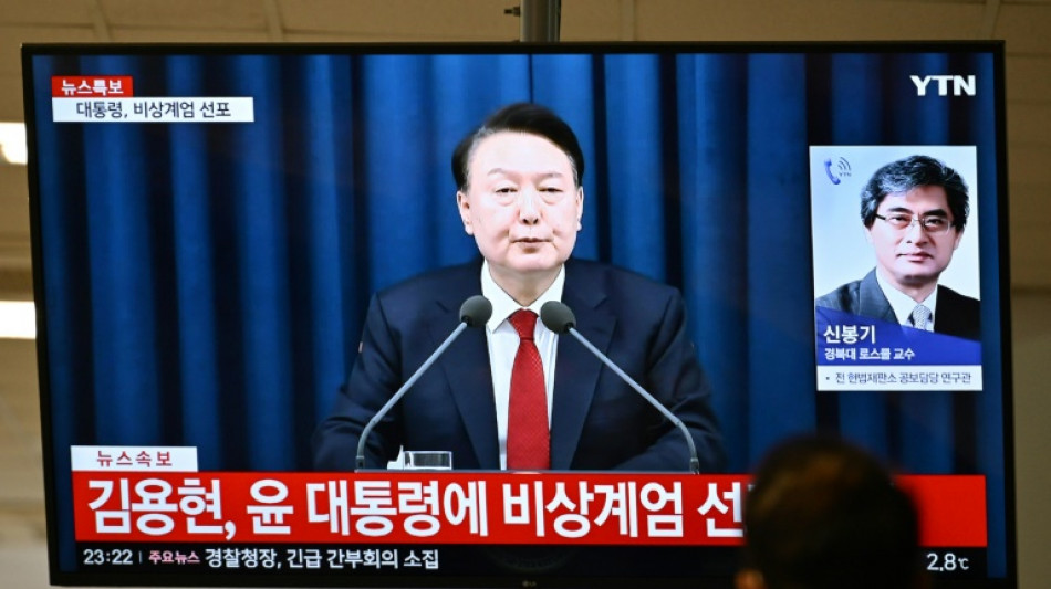 South Korea president declares emergency martial law 