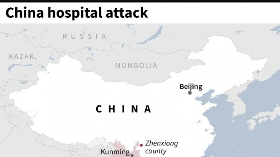 China hospital attack leaves two dead, 21 wounded