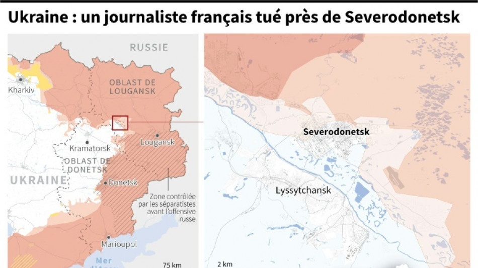 Un journaliste français tué en Ukraine, lors d'un reportage sur un convoi humanitaire