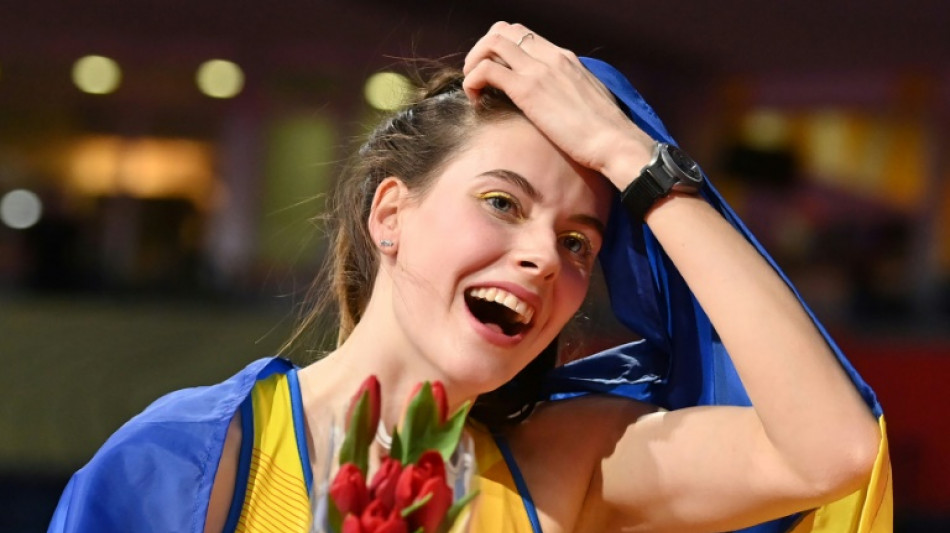 Athlétisme: Yaroslava Mahuchikh, l'or au nom du peuple ukrainien