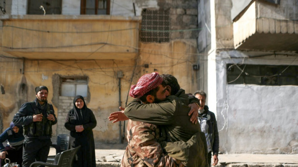 Syria families reunite after years as rebels take Aleppo